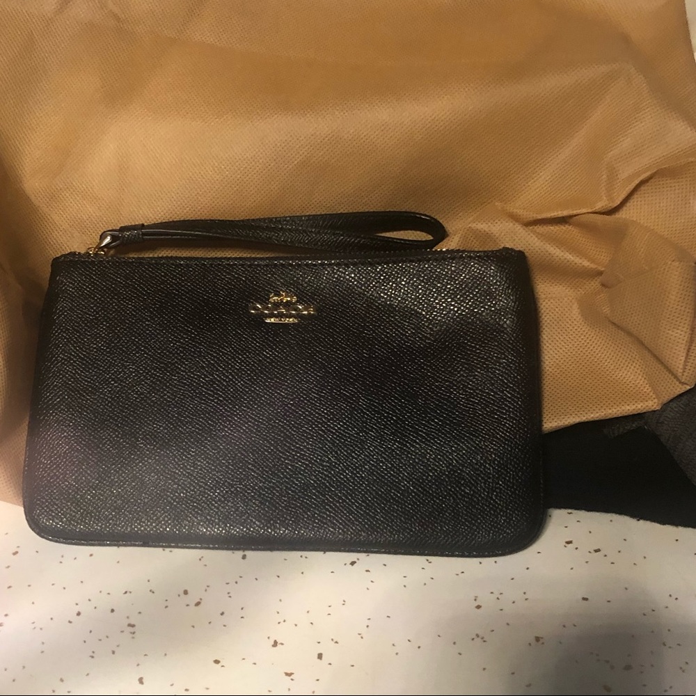 Coach large wristlet